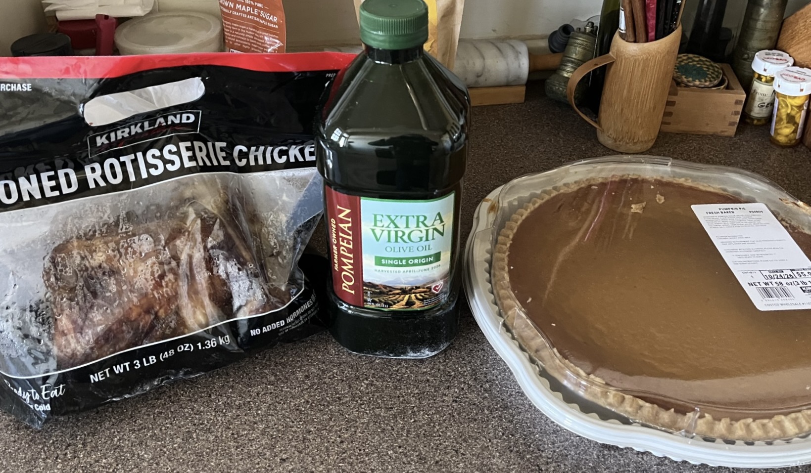 A big haul at Costco